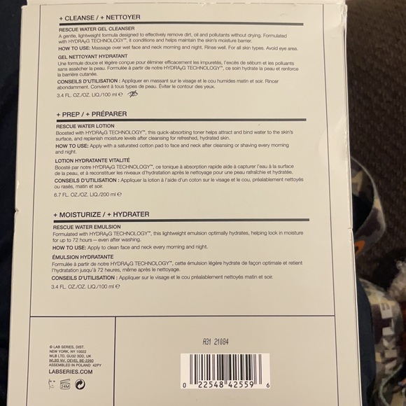 Lab Series Men Skincare Optimal Hydration Trio Set - Picture 2 of 3